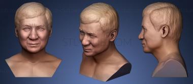 3D model Jackie Chan head (STL)